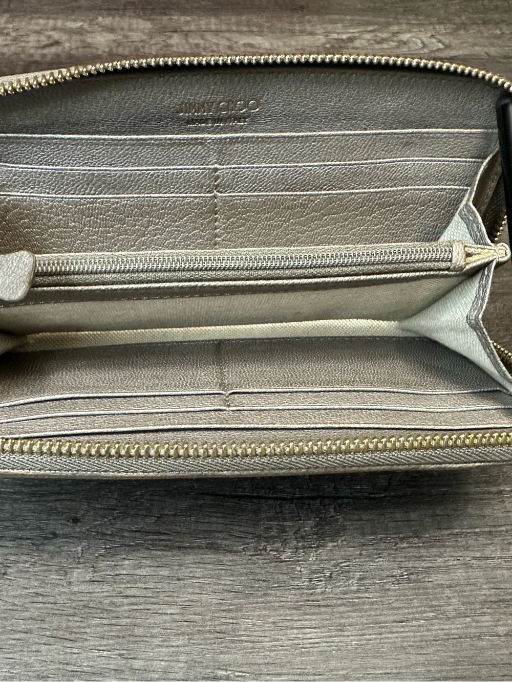 Jimmy Choo Filipa Star-Studded Long Wallet